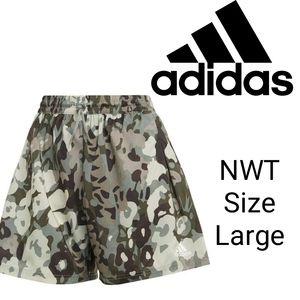 NWT adidas Sportswear Aop Shorts Camouflage Size Large